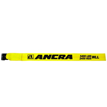 Ancra Strap Assy, Winch, Cargo, 4-In. X 27-Ft, Wll-5,400 Lb/2, 450 Kg 43795-10-27
